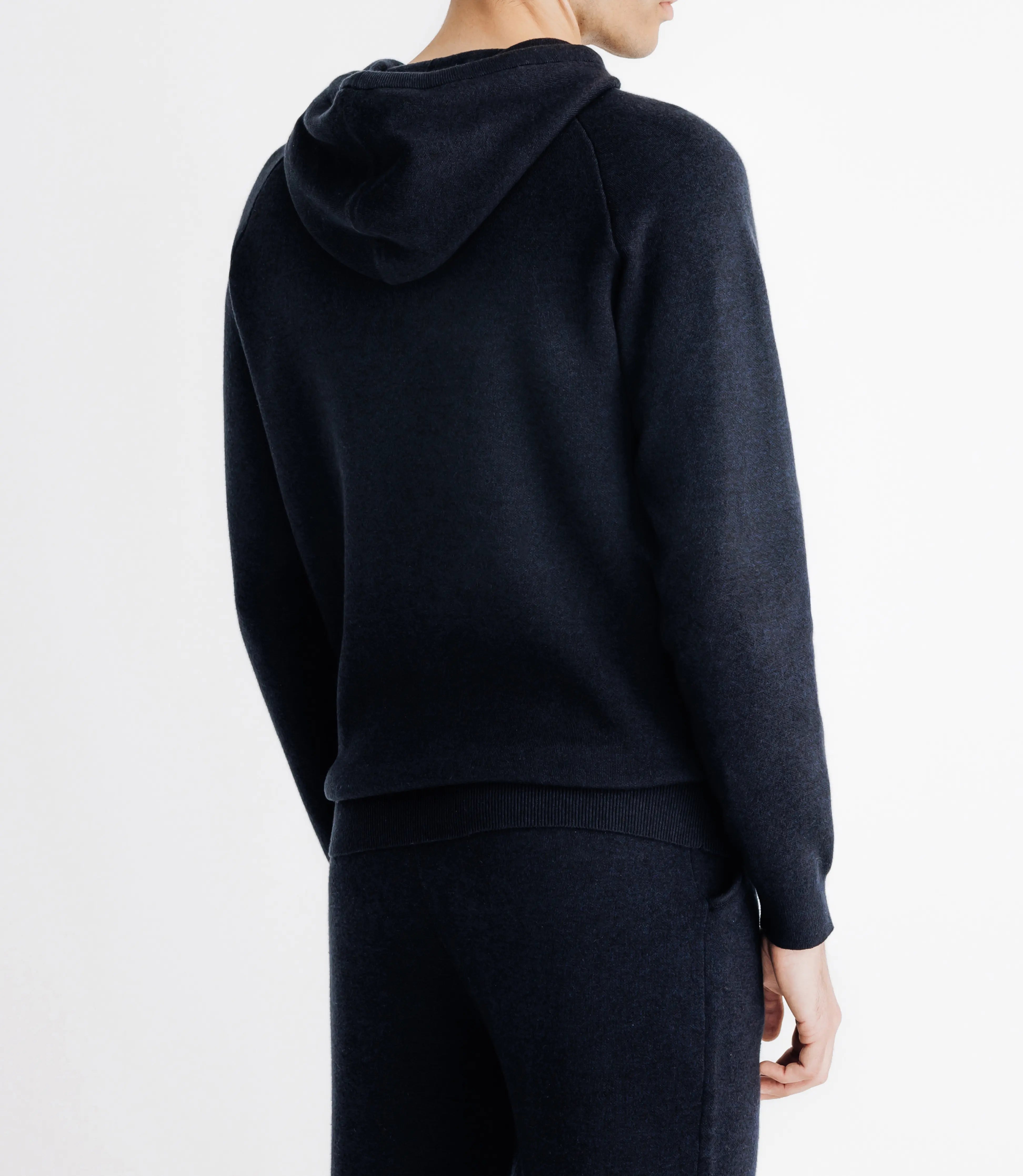 Pull à capuche marine - IZAC