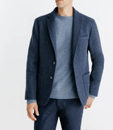 Veste avec parementure amovible denim - IZAC