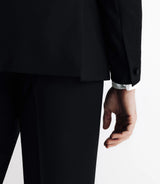 Costume croisé 6 boutons noir