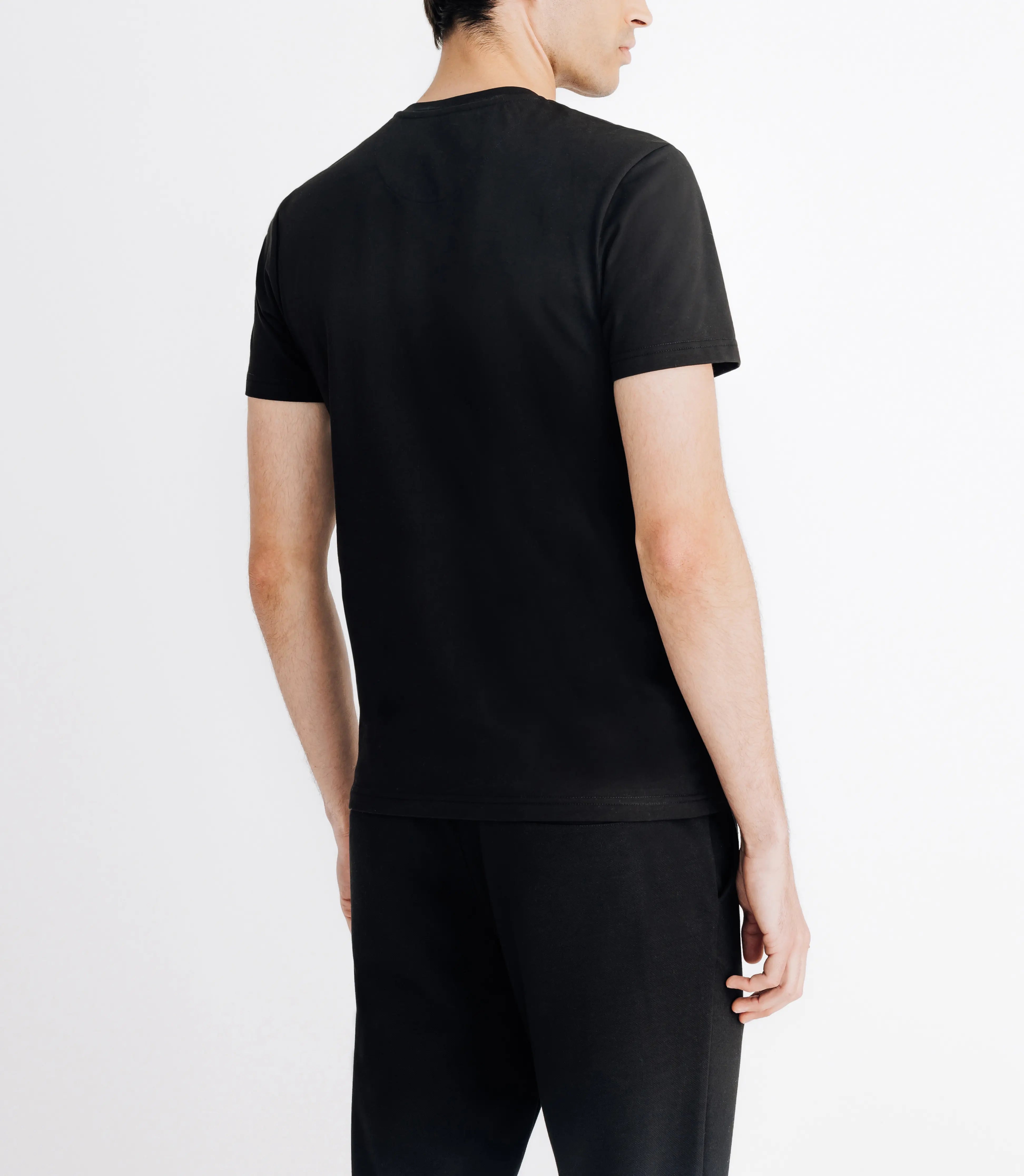 T-shirt avec écriture noir - IZAC