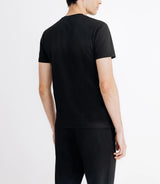 T-shirt avec écriture noir - IZAC