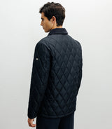 Blouson col chemise marine - IZAC