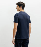 T-shirt col V basic marine - IZAC