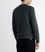 Pull col rond 100% cachemire anthracite - IZAC