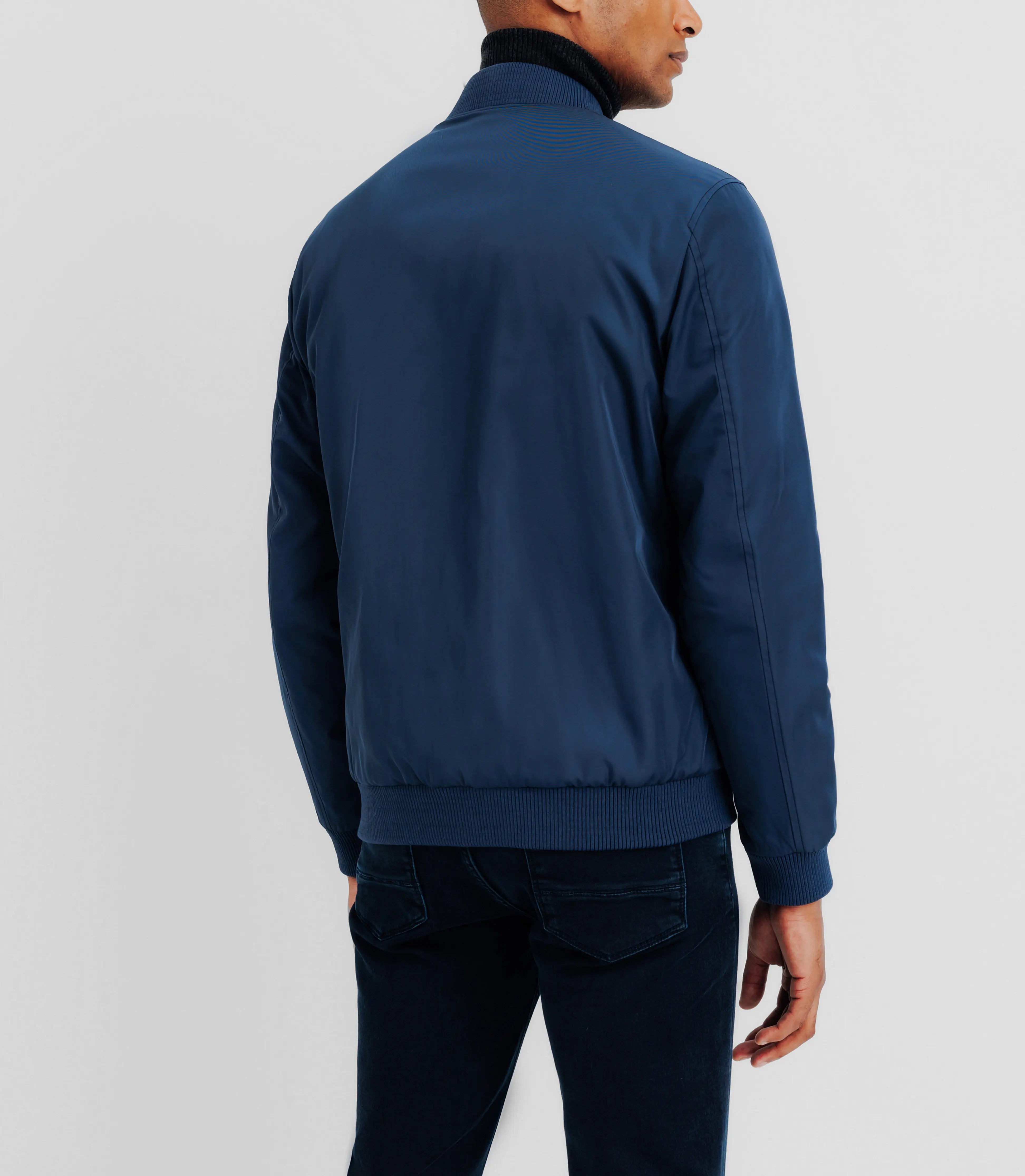 Blouson bomber indigo - IZAC