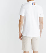 Polo piqué boutonné blanc - IZAC