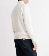 Pull lambswool col camionneur écru - IZAC