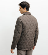 Blouson col chemise taupe - IZAC