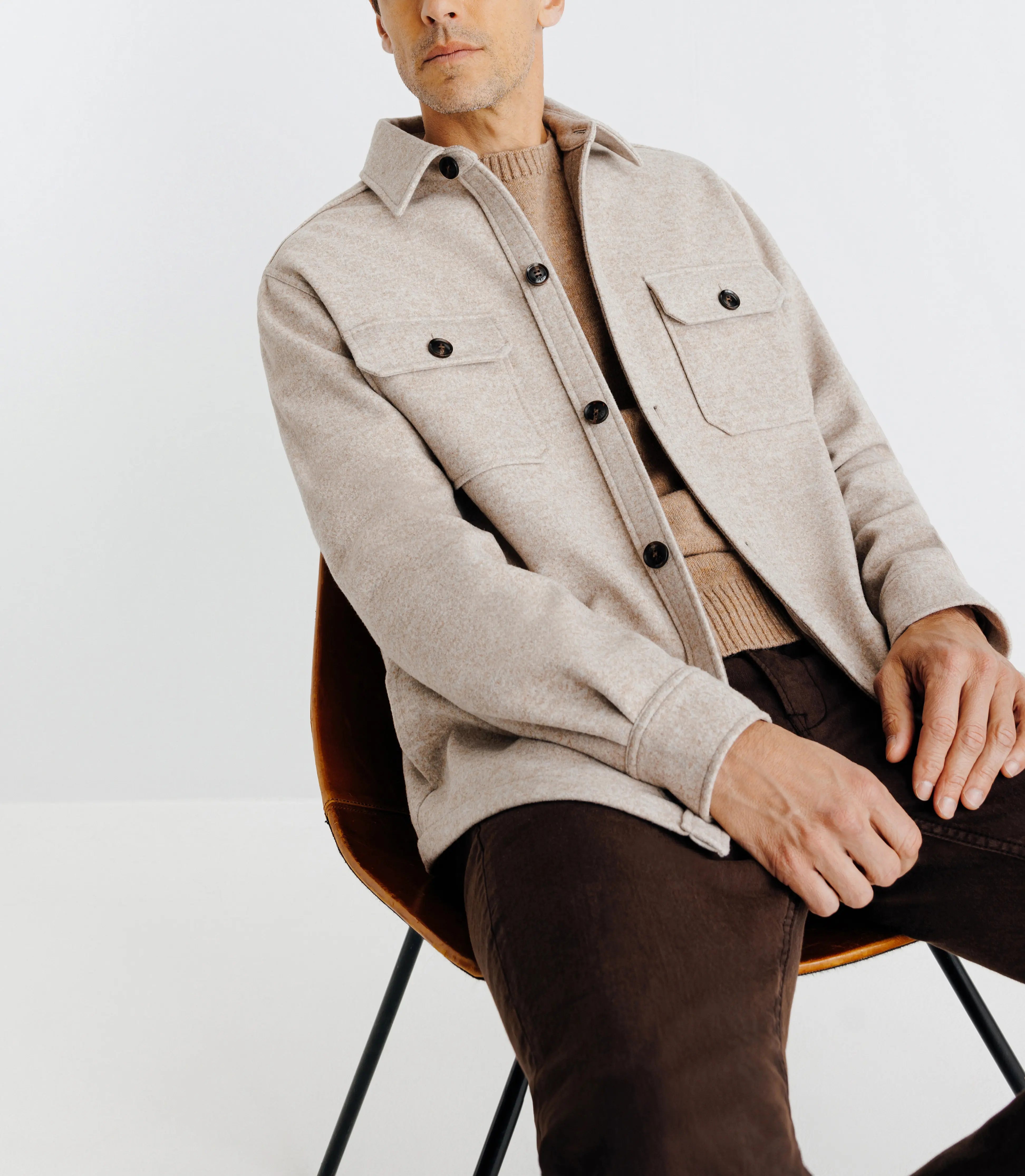 Veste avec poches beige - IZAC