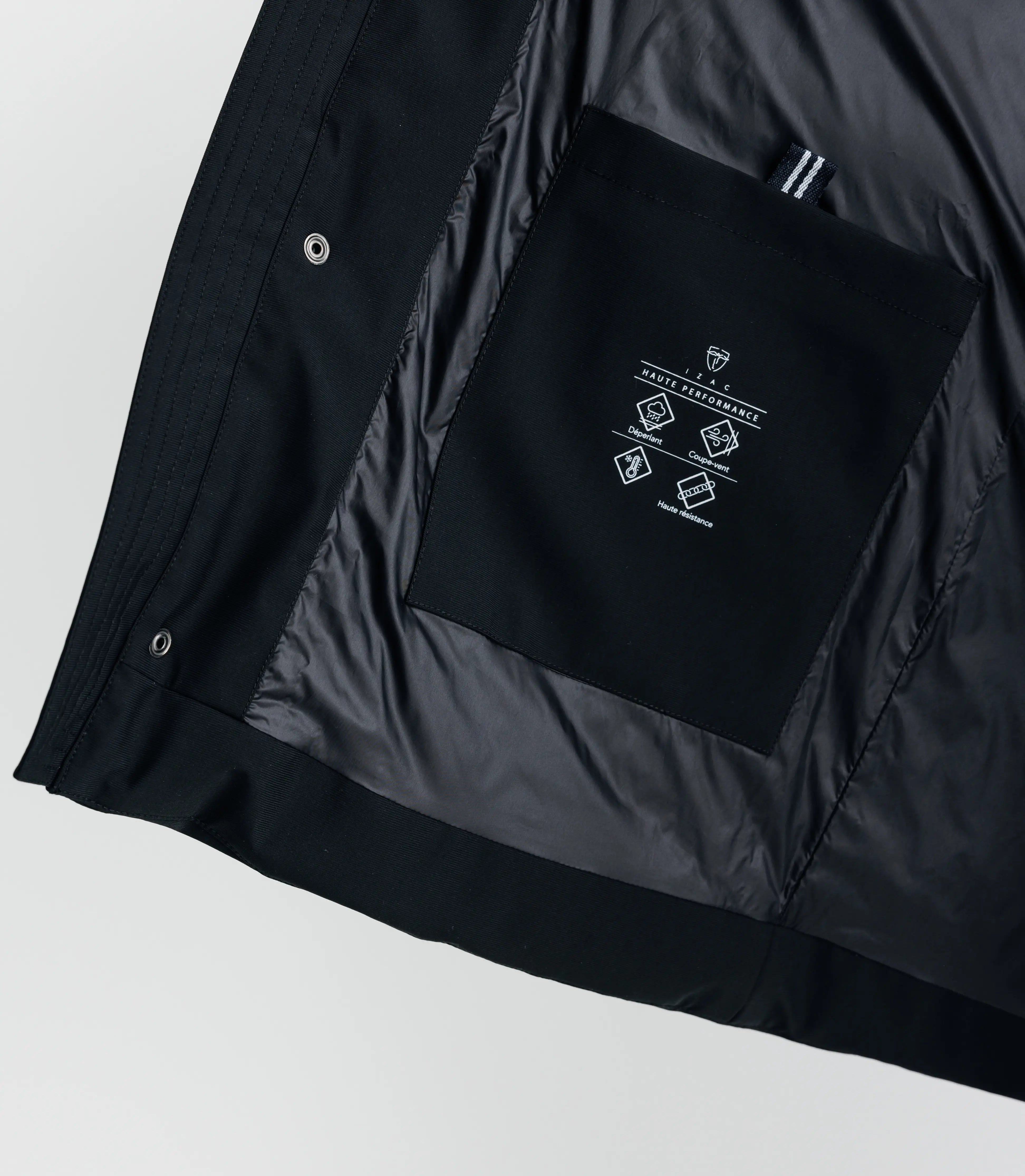 Parka longue noire - IZAC