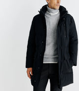 Parka longue noire - IZAC