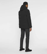 Parka à capuche amovible noir MALCOLM - IZAC