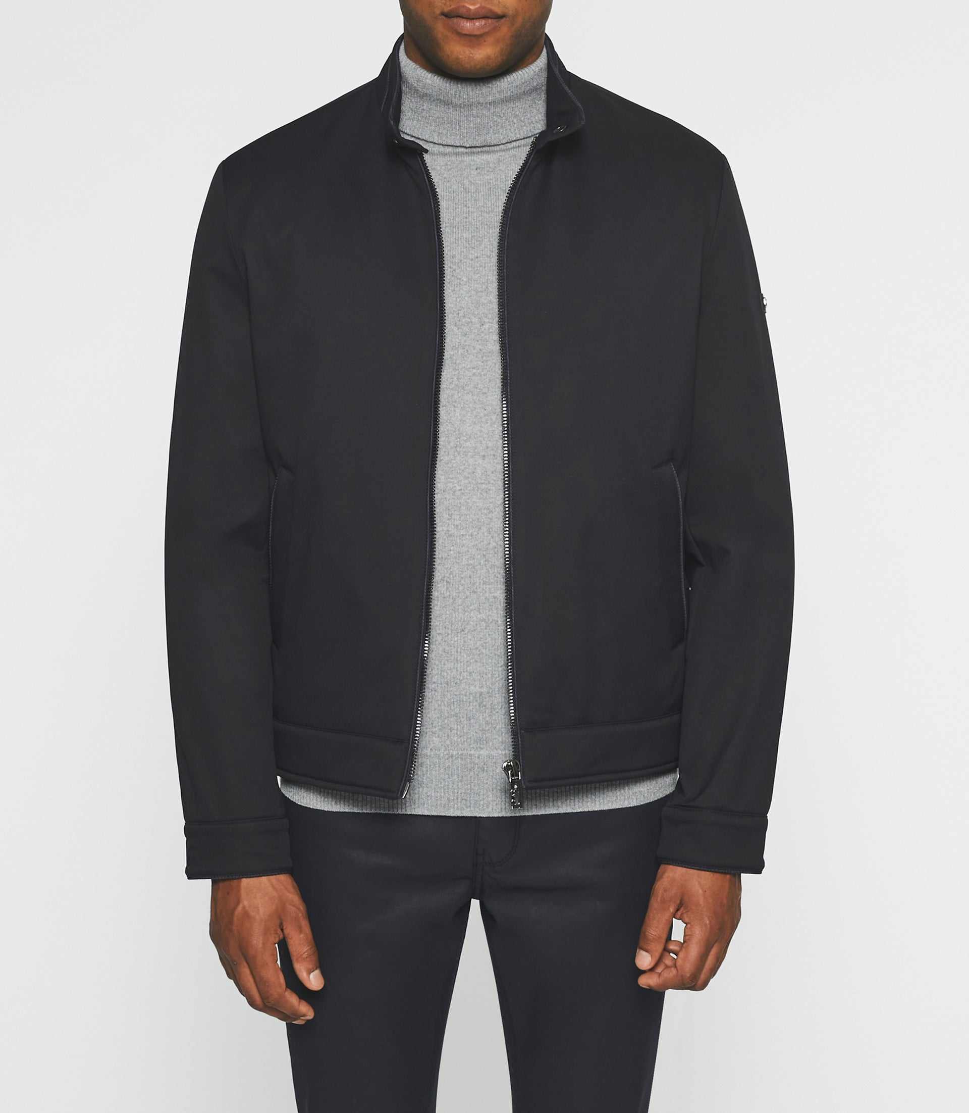 Blouson col montant marine MARCOS - IZAC