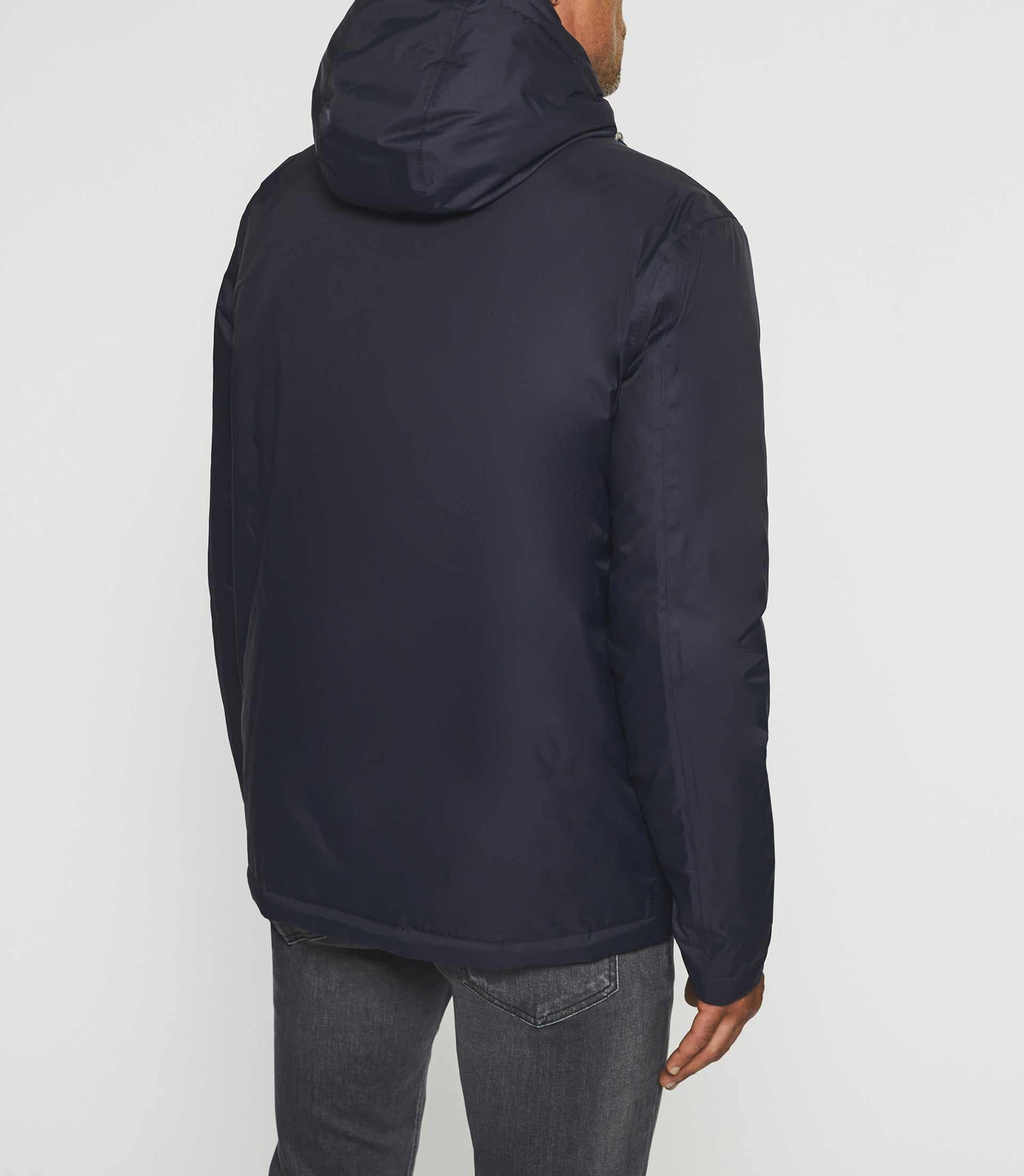 Blouson matelassé réversible marine et gris MORENO - IZAC