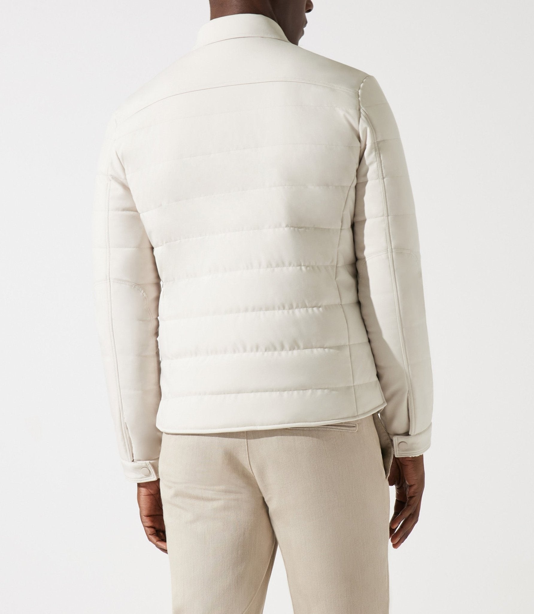 Blouson surchemise matelassé écru MALAGA - IZAC