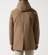 Parka longue à capuche taupe MANCHESTER - IZAC
