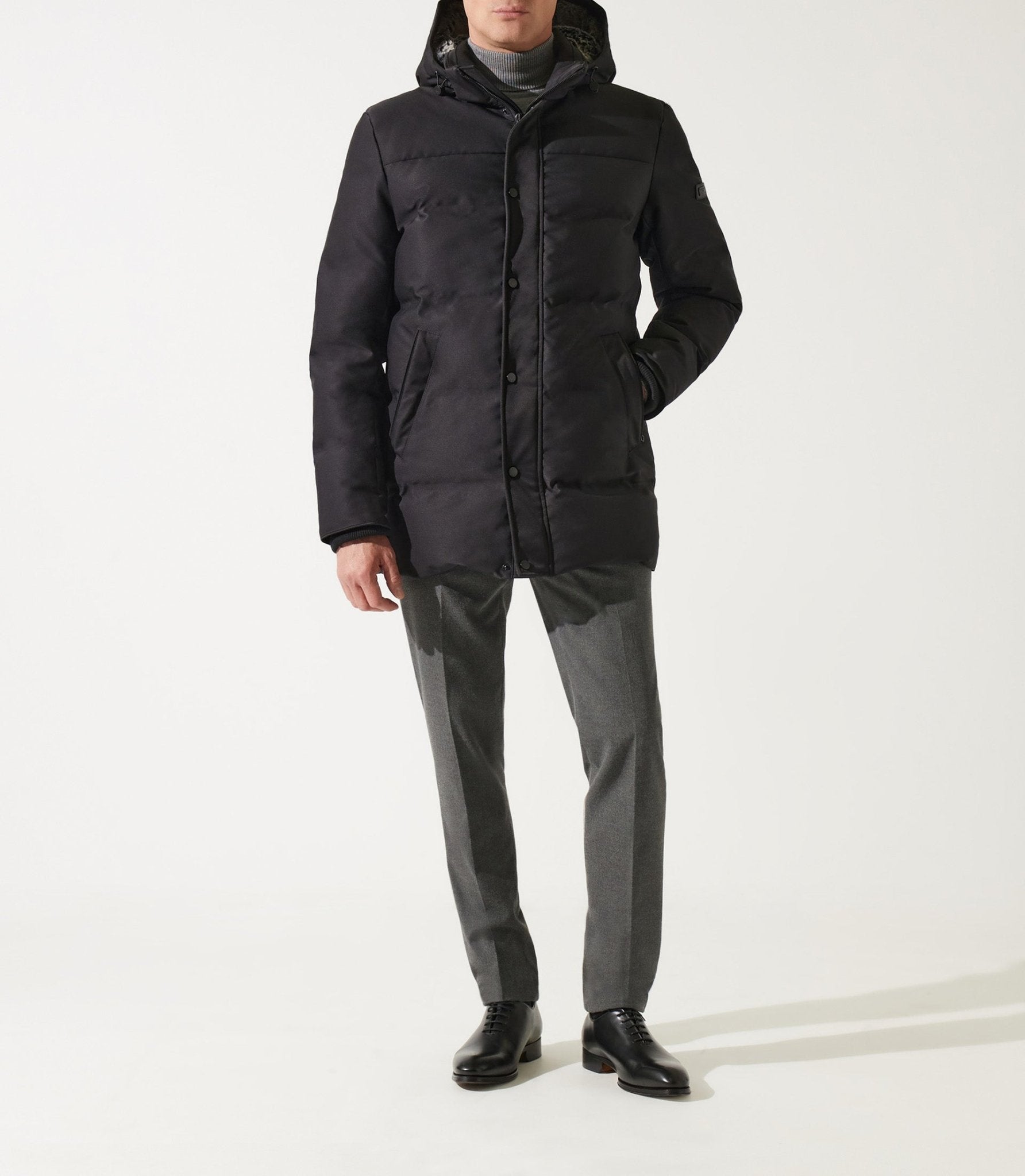 Parka longue matelassée noir MIKITA - IZAC
