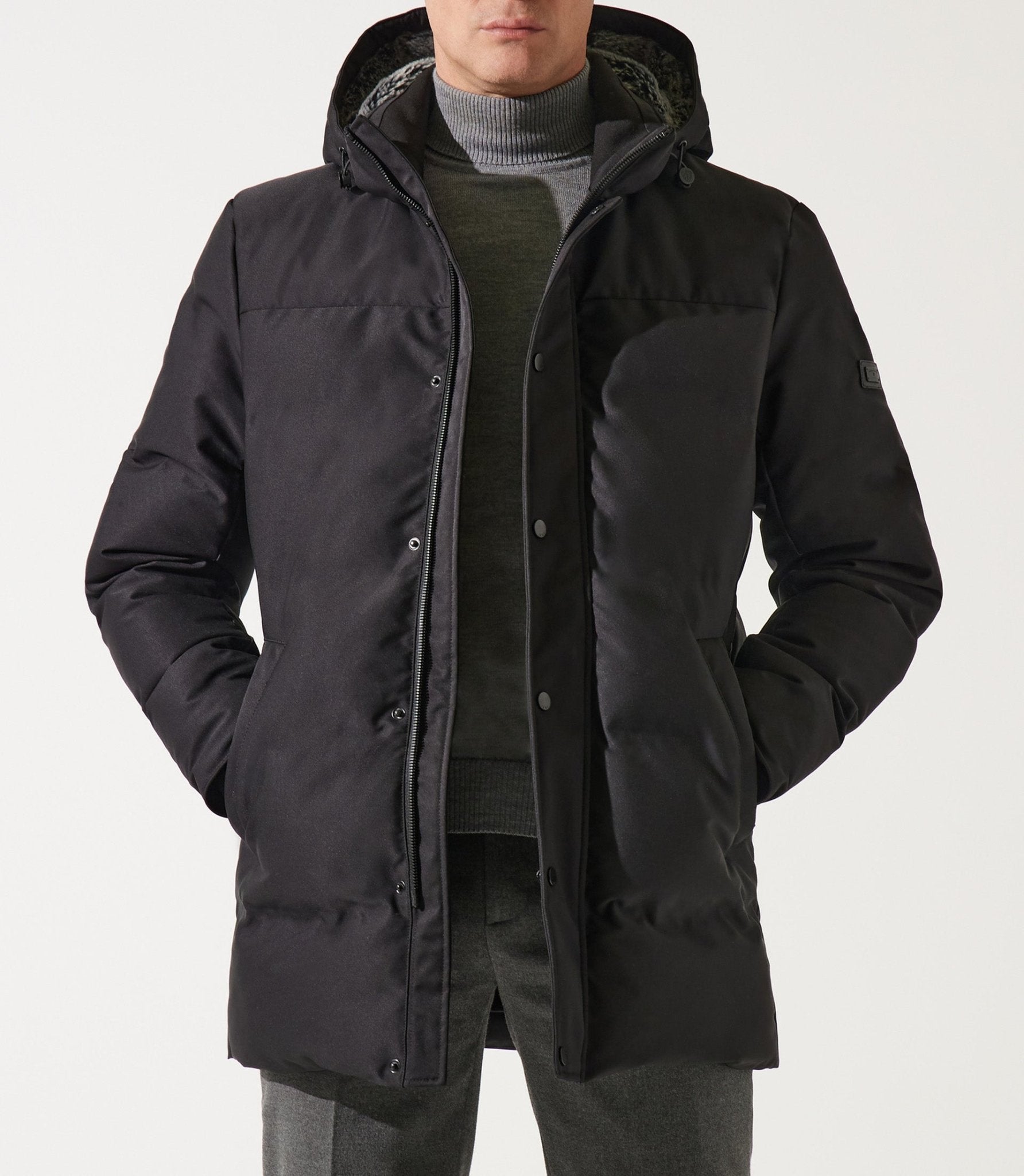 Parka longue matelassée noir MIKITA - IZAC