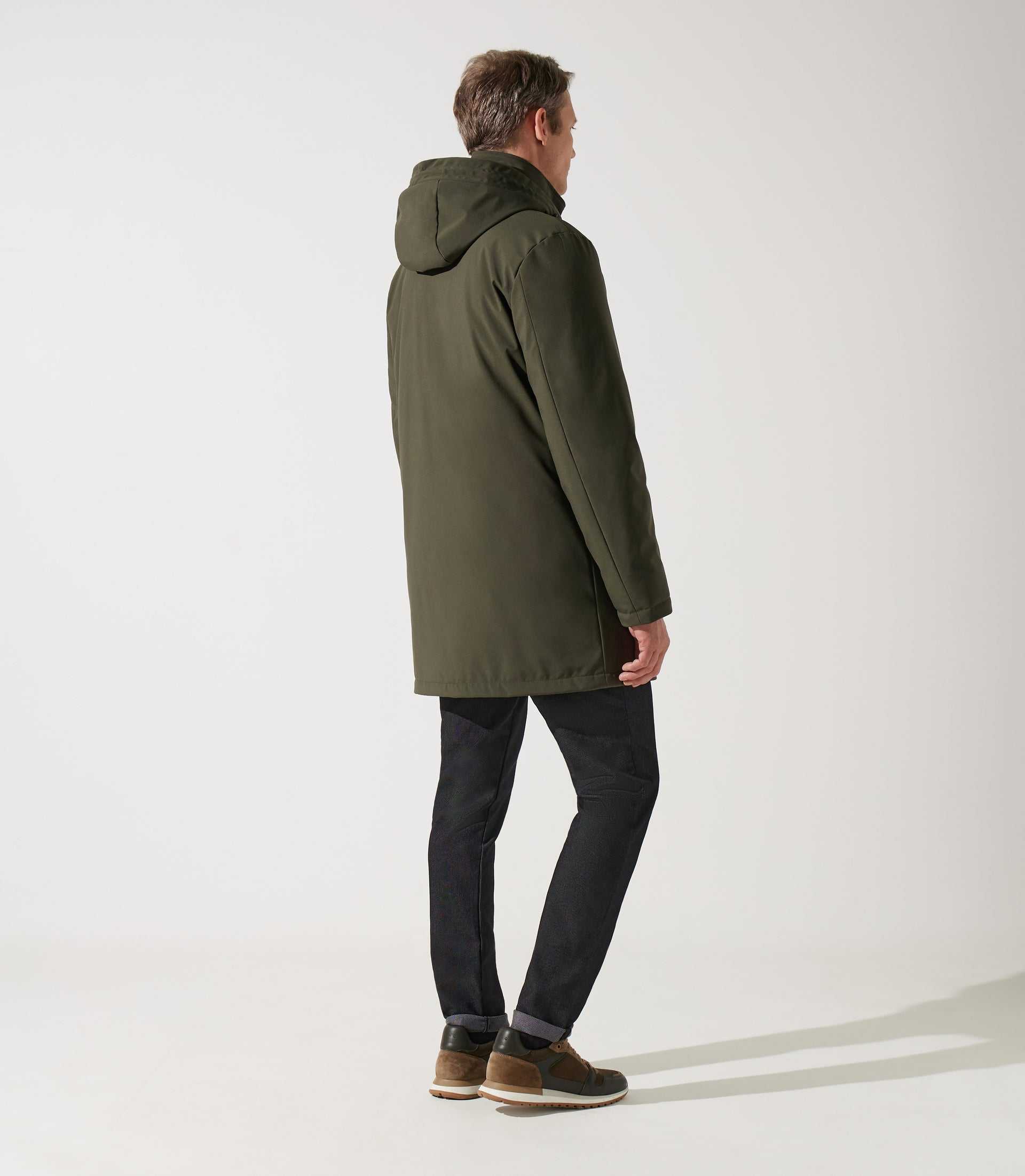 Parka à capuche kaki MIRKO - IZAC