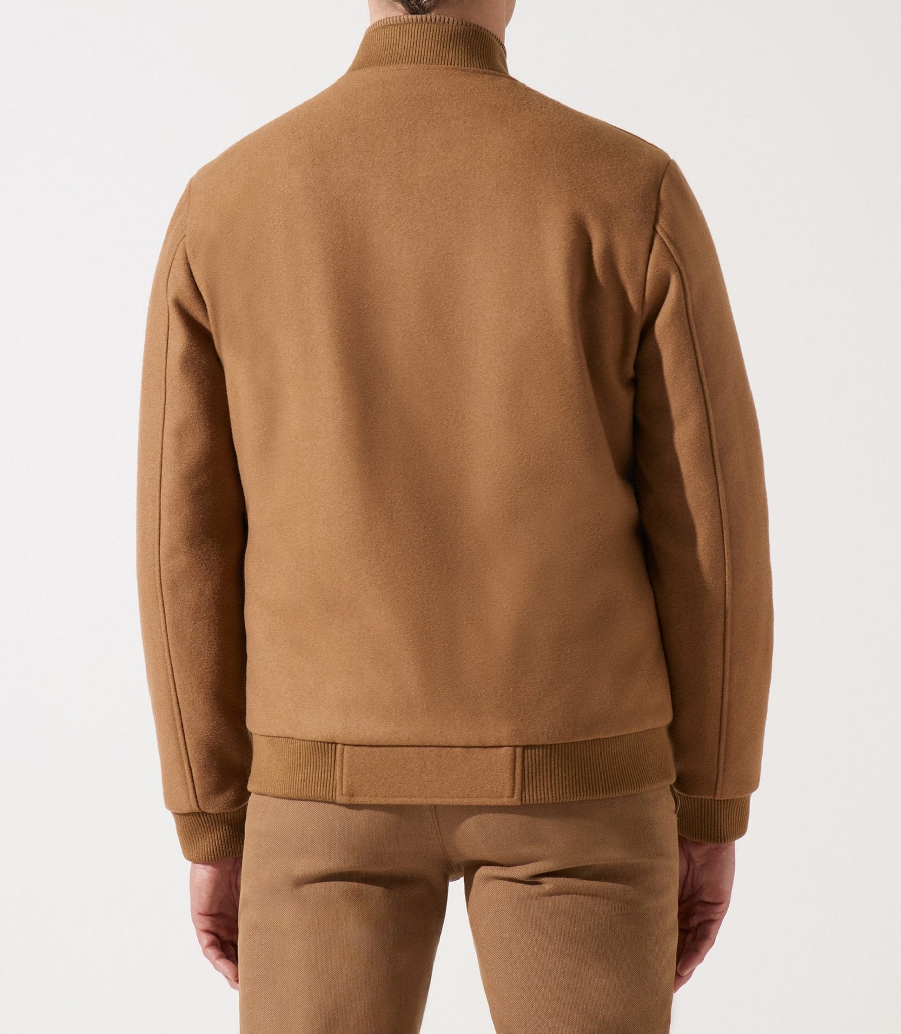 Blouson en laine teddy camel MOSCOU - IZAC