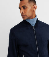 Blouson col teddy marine - IZAC