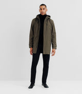 Parka col montant kaki - IZAC