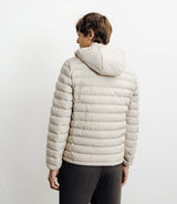 Doudoune avec capuche amovible beige