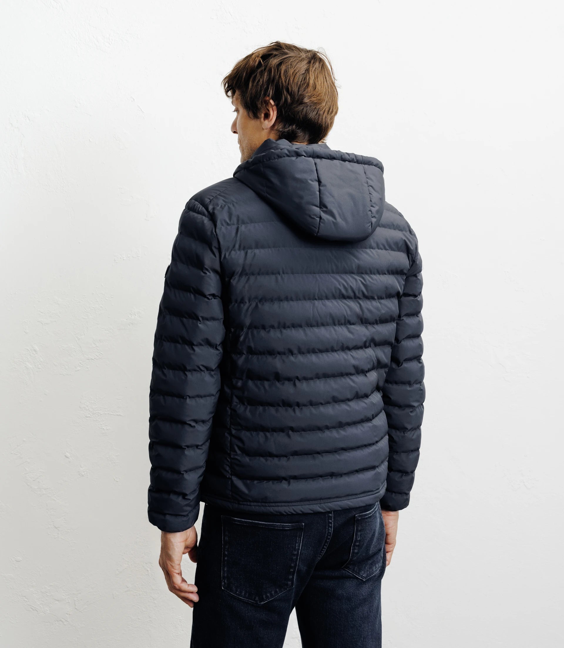 Jacke mit abnehmbarer Marinehaube