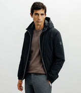 Blouson à capuche noir - IZAC