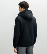 Blouson à capuche noir - IZAC