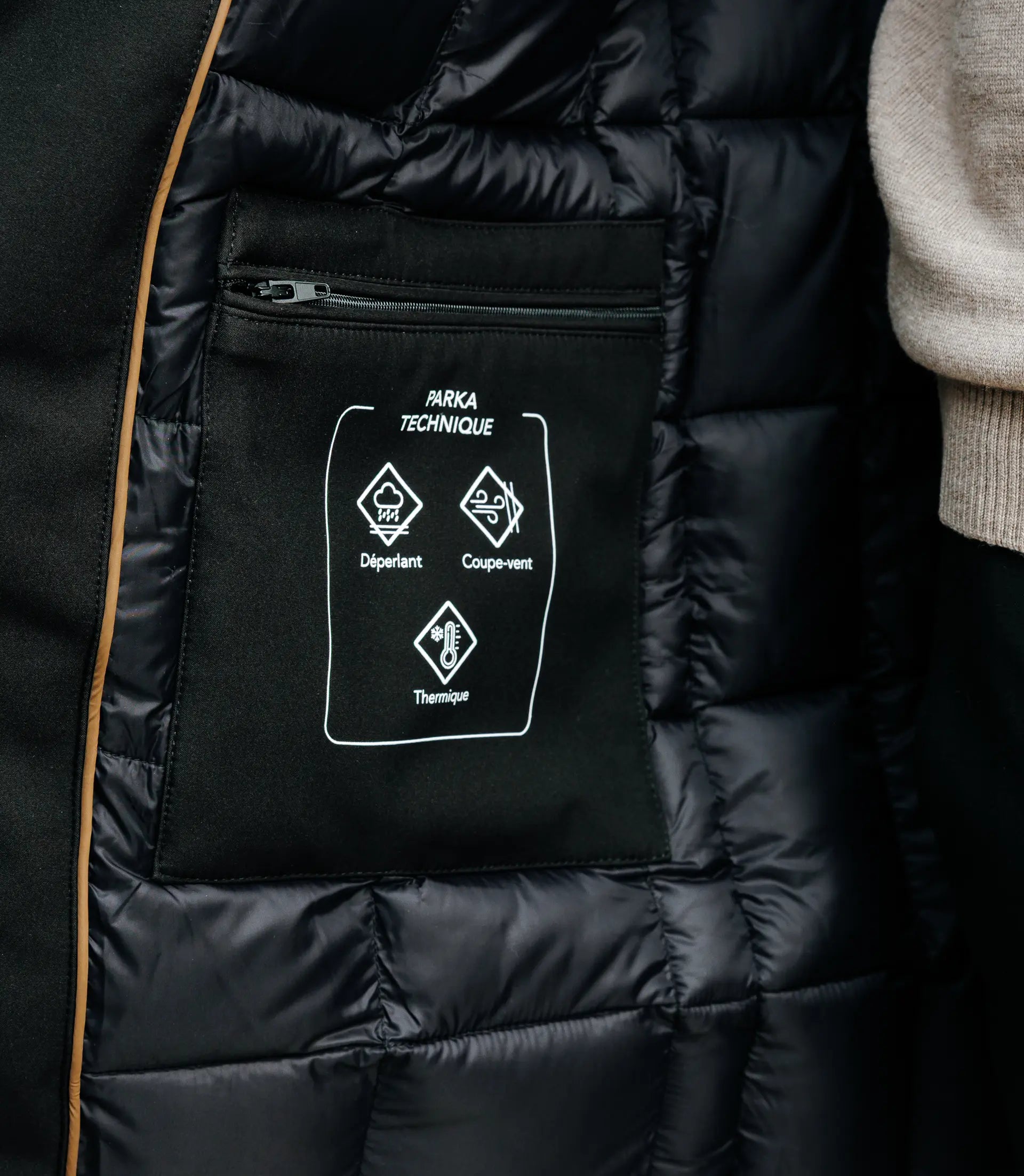 Parka noire - IZAC