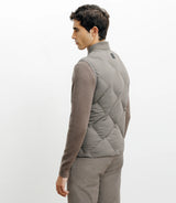 Doudoune sans manches taupe