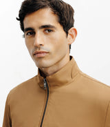 Blouson col chemise camel - IZAC
