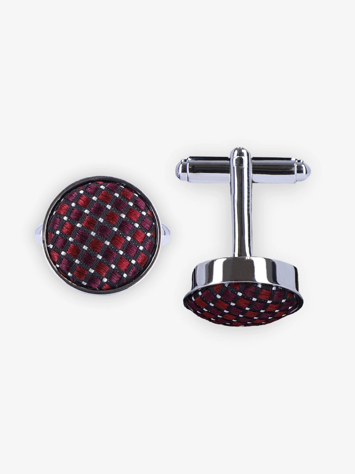 Boutons de manchette bordeaux - IZAC