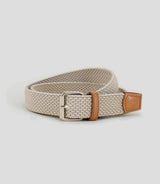 Ceinture tressée mastic - IZAC