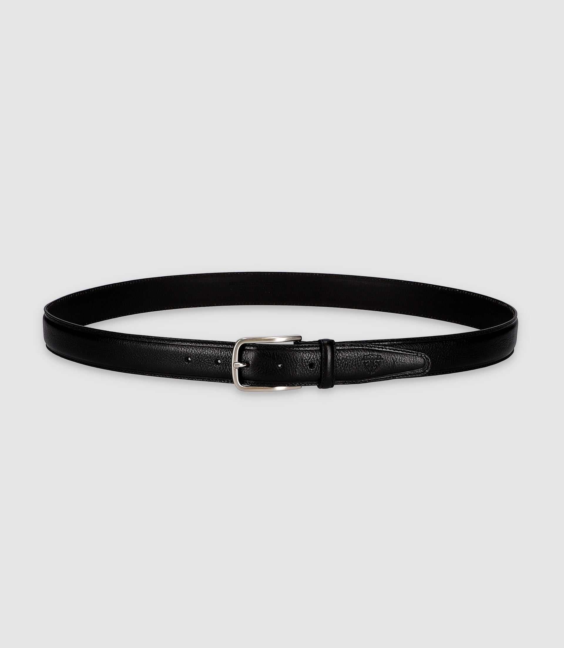 Ceinture en cuir 35mm ajustable noire CUI - IZAC