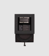 Coffret ceinture avec sangle réversible noire - IZAC