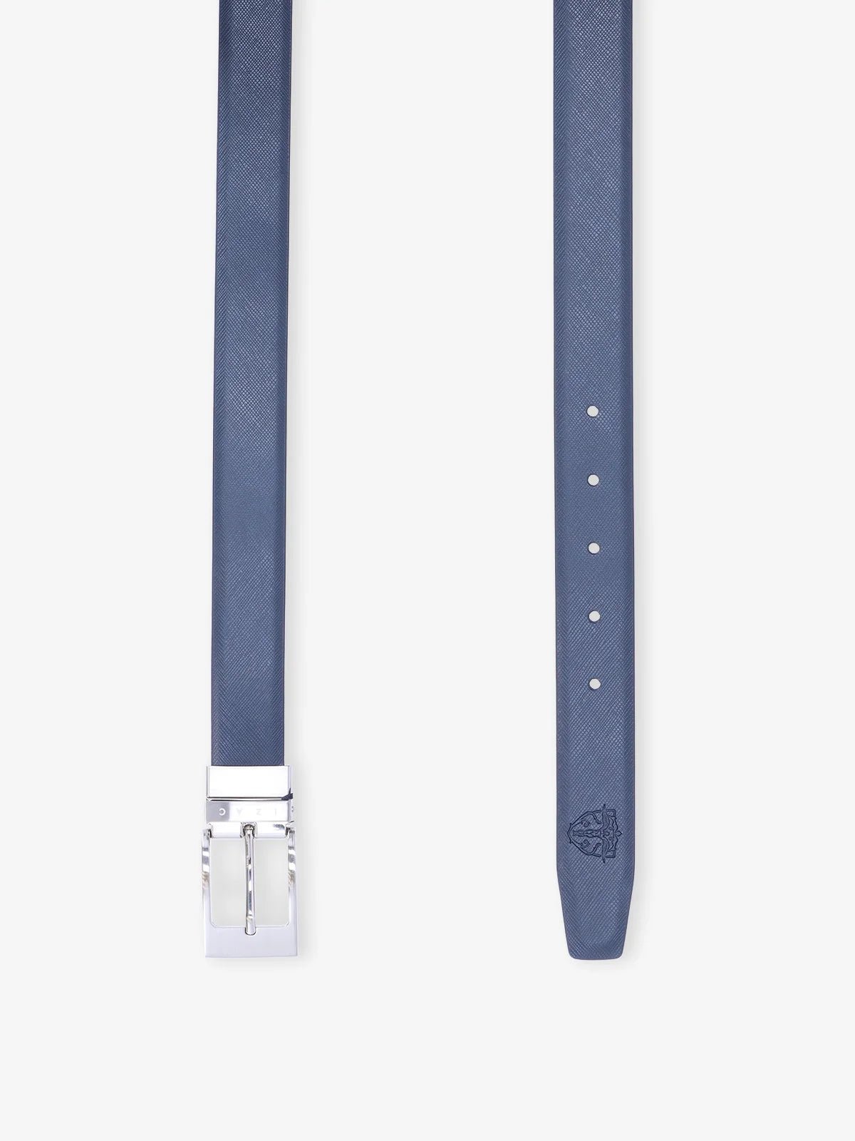 Ceinture réversible bleu chine - IZAC