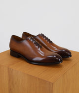 Chaussures richelieu en cuir marron - IZAC