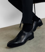 Chaussures richelieu en cuir noires - IZAC