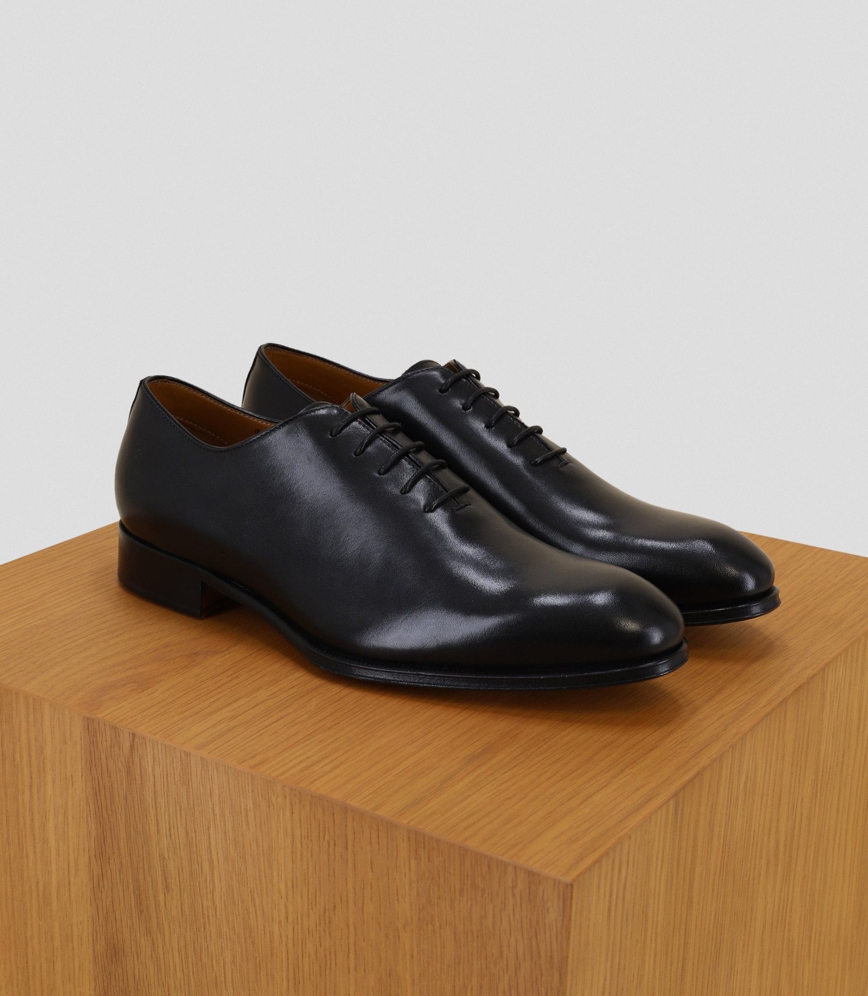 Chaussures richelieu en cuir noires - IZAC