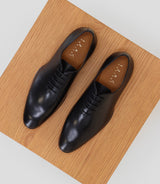 Chaussures richelieu en cuir noires - IZAC