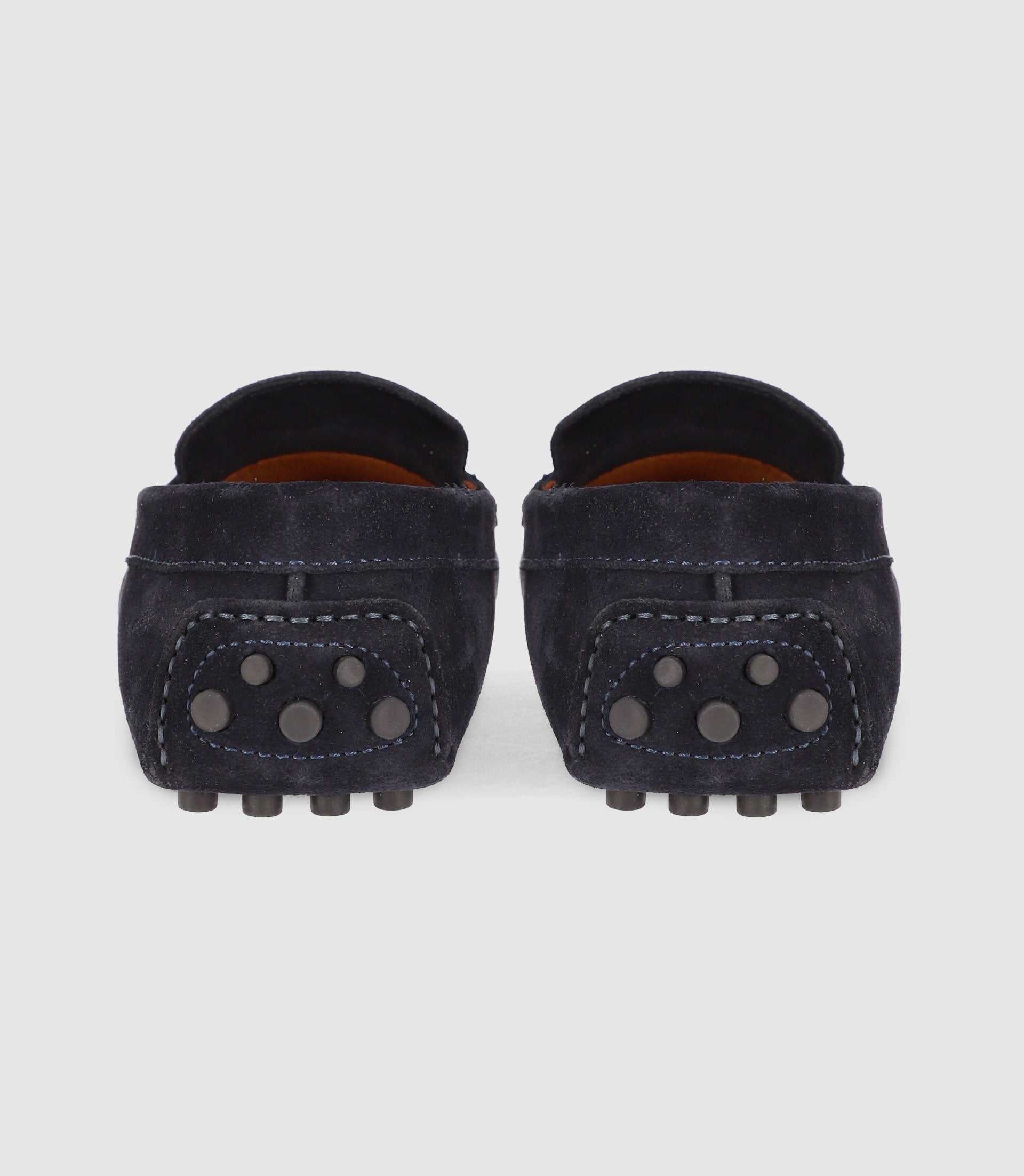 Mocassin en croute velours MARINE - IZAC
