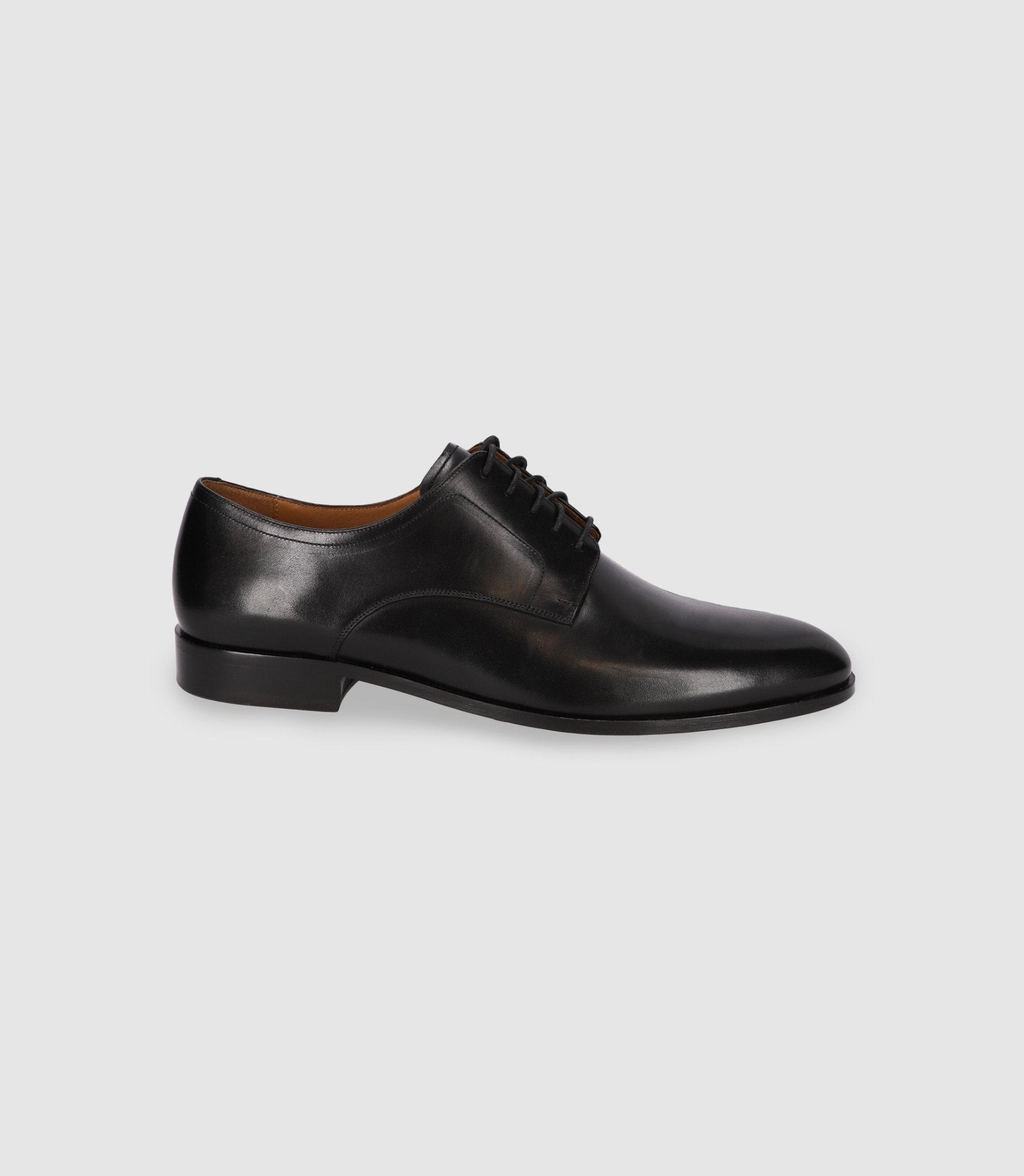 Chaussures derby en cuir noires - IZAC