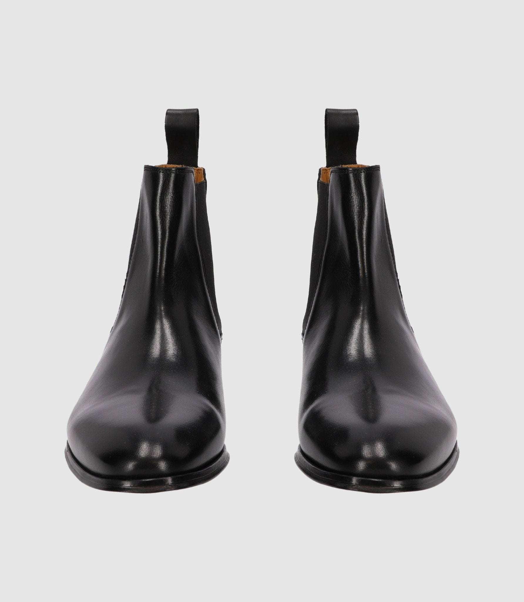 Chaussures chelsea en cuir noires - IZAC