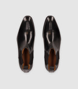 Chaussures chelsea en cuir noires - IZAC