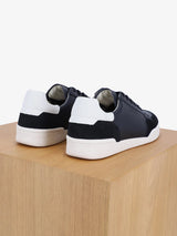 Baskets en cuir noir - IZAC