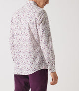 Chemise à imprimé floral vieux rose JACKI - IZAC