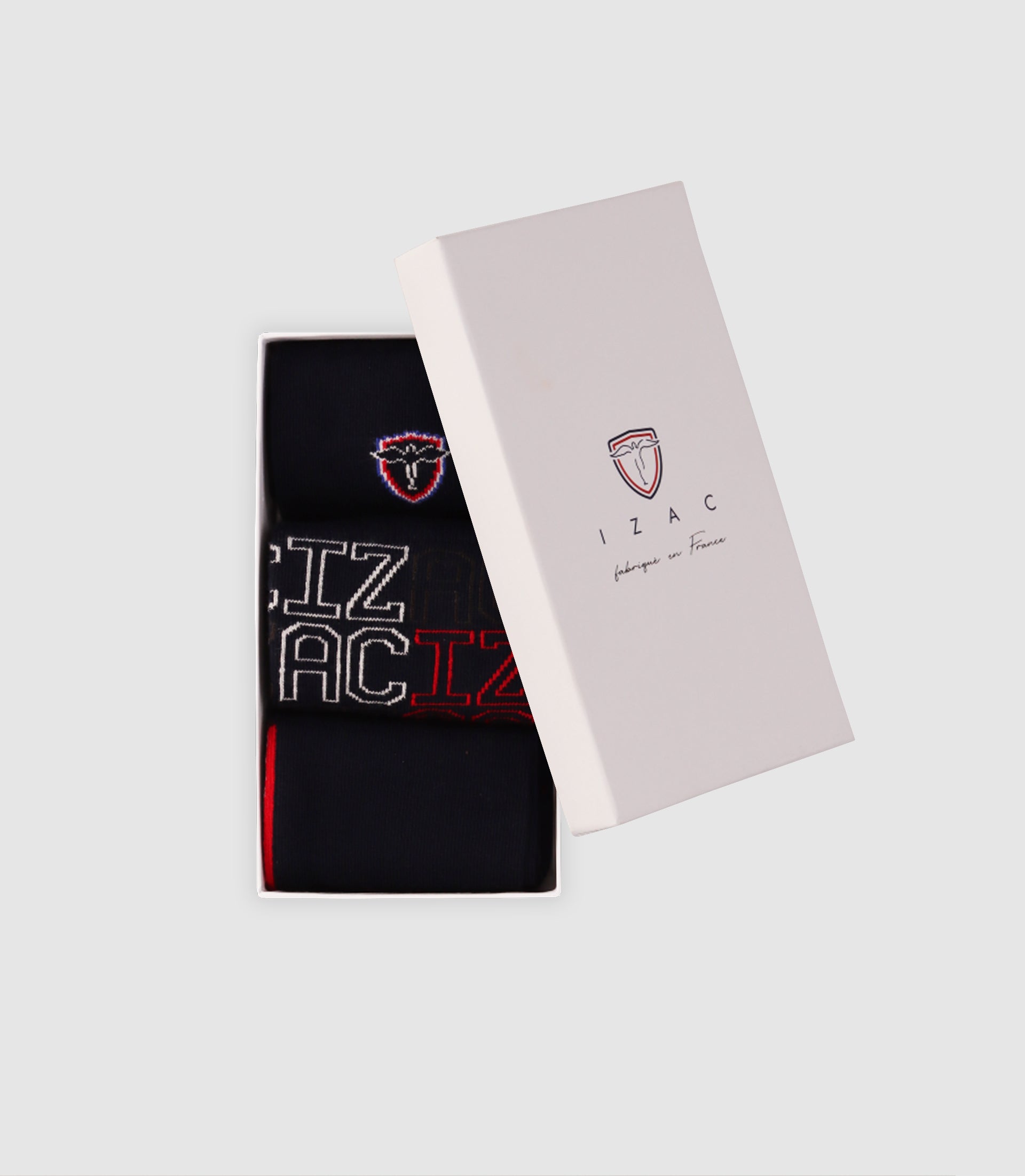 Boite de 3 chaussettes marine - IZAC