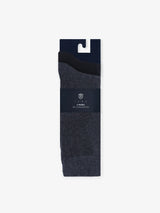 Pack de 2 chaussettes anthracite - IZAC